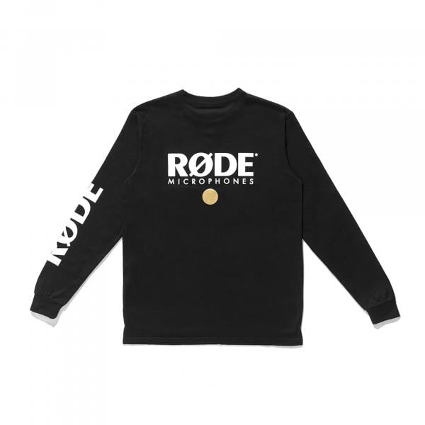 RODE Logo Langarm-Shirt schwarz