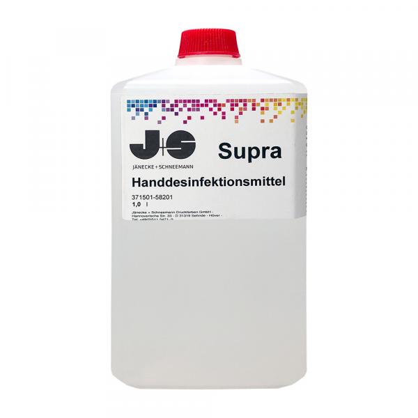 J+S SUPRA 1000ml Handdesinfektion 1L 70% Ethanol