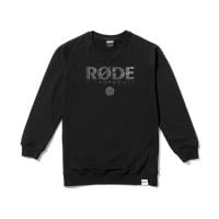 RODE Logo Langarm-Pullover schwarz