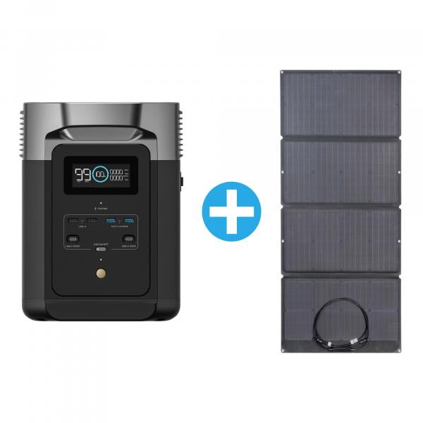 EcoFlow DELTA 2 Solar 160W Bundle